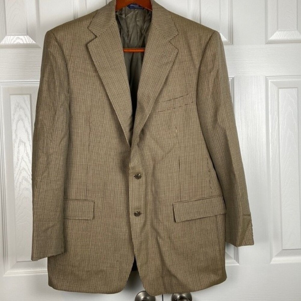Polo Ralph Lauren made in USA 100% wool blazer sport coat 44L